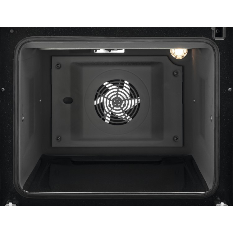 Zanussi 60cm Double Oven Electric Cooker with Induction Hob - Stainless Steel