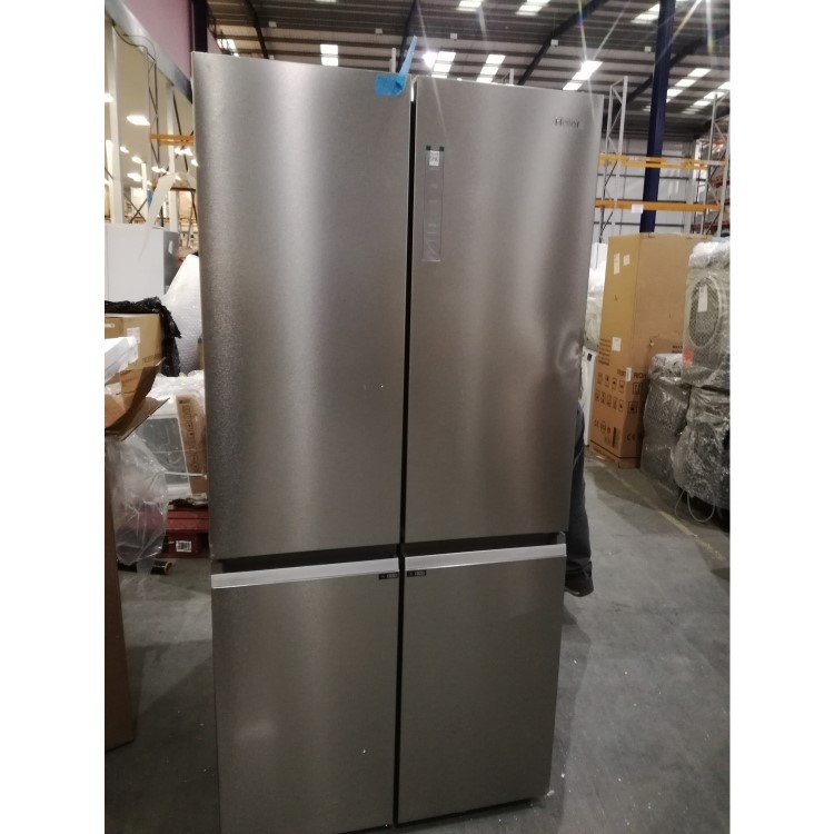 Refurbished Haier HTF-540DP7 500 Litre American Fridge Freezer Stainless Steel