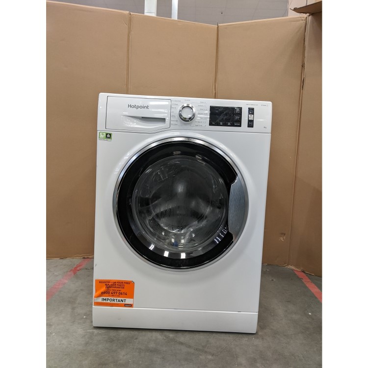 Refurbished Hotpoint NM11945WCAUKN Freestanding 9KG 1400 Spin Washing Machine White