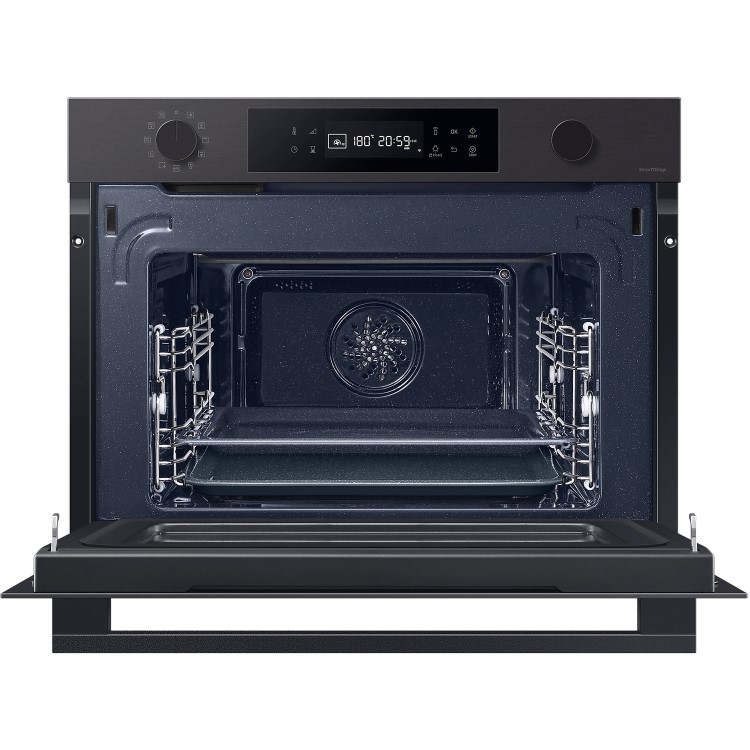 Refurbished Samsung Series 4 NQ5B4553FBB 50L 800W Combination Microwave Oven Dark Grey Steel