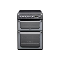 Hotpoint HUE61G Ultima 60cm Double Oven Electric Cooker - Graphite Hotpoint HUE61G Ultima 60cm Double Oven Electric Cooker - Graphite