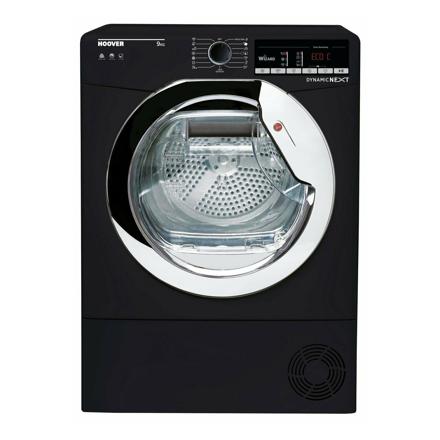 Refurbished Hoover DXO C9TCEB Smart Freestanding Condenser 9KG Tumble Dryer Black