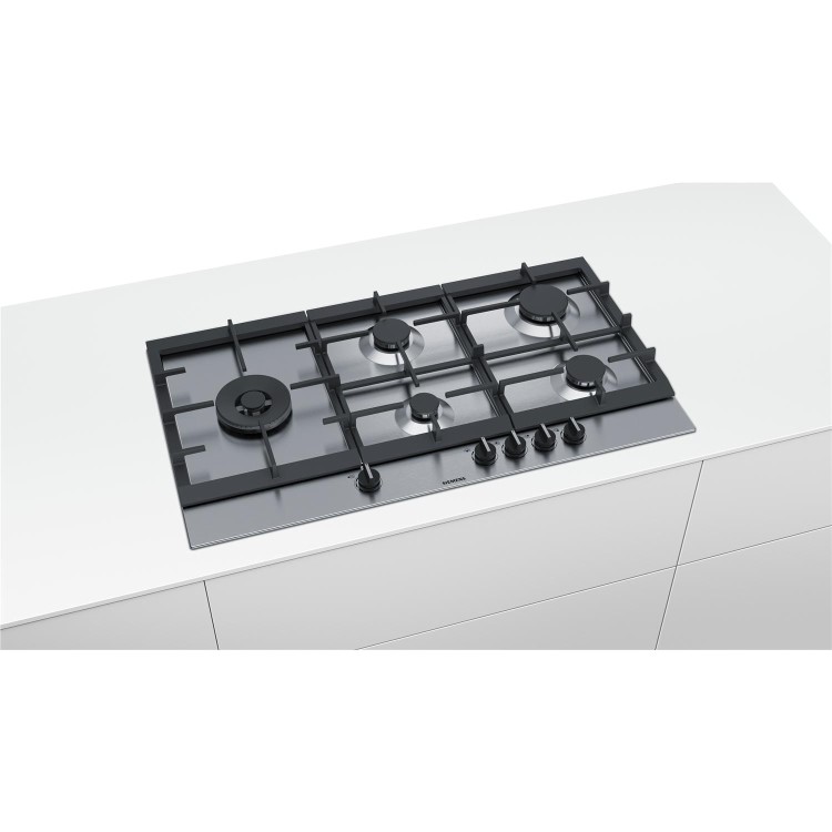 Siemens iQ500 92cm 5 Burner Gas Hob - Stainless Steel
