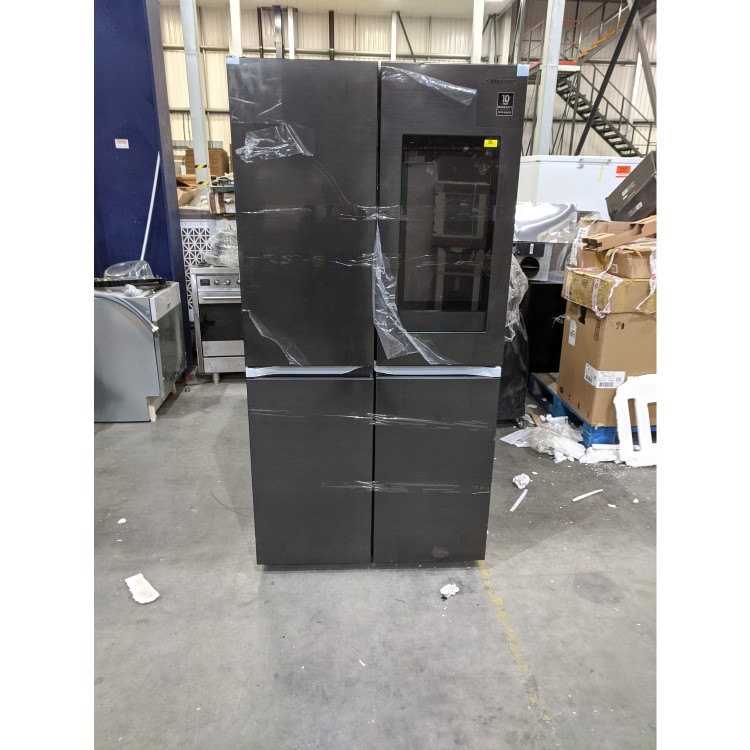 Refurbished Samsung RF65A977FB1 637 Litre 60/40 American Fridge Freezer With Beverage Centre Black