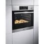 Refurbished AEG BPS355020M SteamBake 60cm Pyrolytic Multifunction Single Built In Electric Oven Stainless Steel