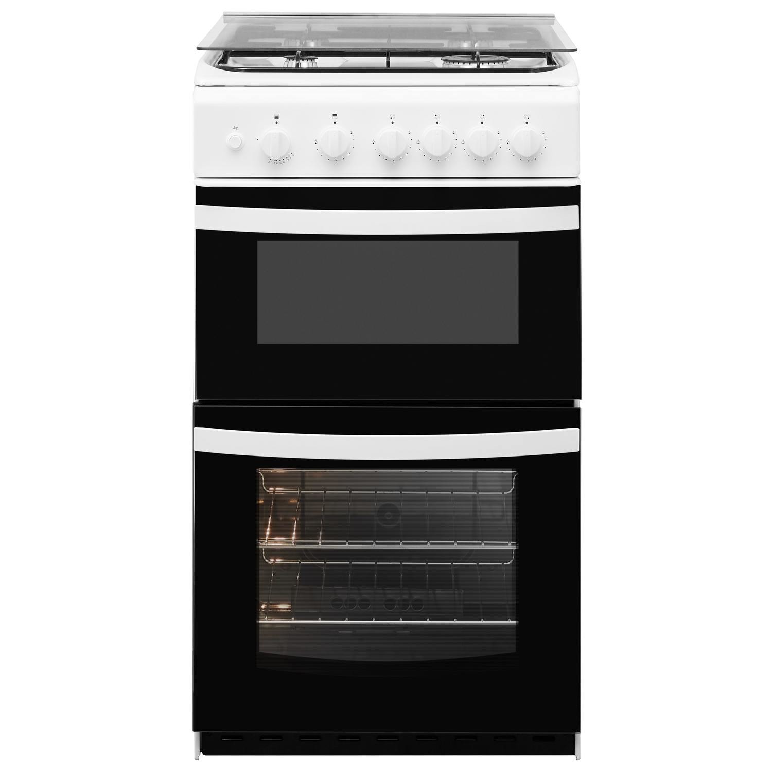 Indesit 50cm Double Cavity Gas Cooker
