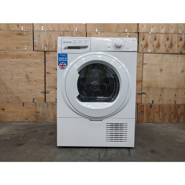 Refurbished Indesit I2D81WUK Freestanding Condenser 8KG Tumble Dryer
