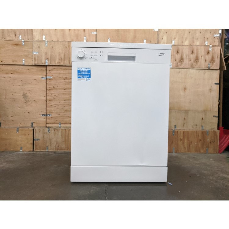 Refurbished Beko DFN05320W 13 Place Freestanding Dishwasher White