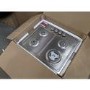 Refurbished Stoves GHU60C Front Control 58cm 4 Burner Gas Hob With Cast Iron Supports Stainless Steel