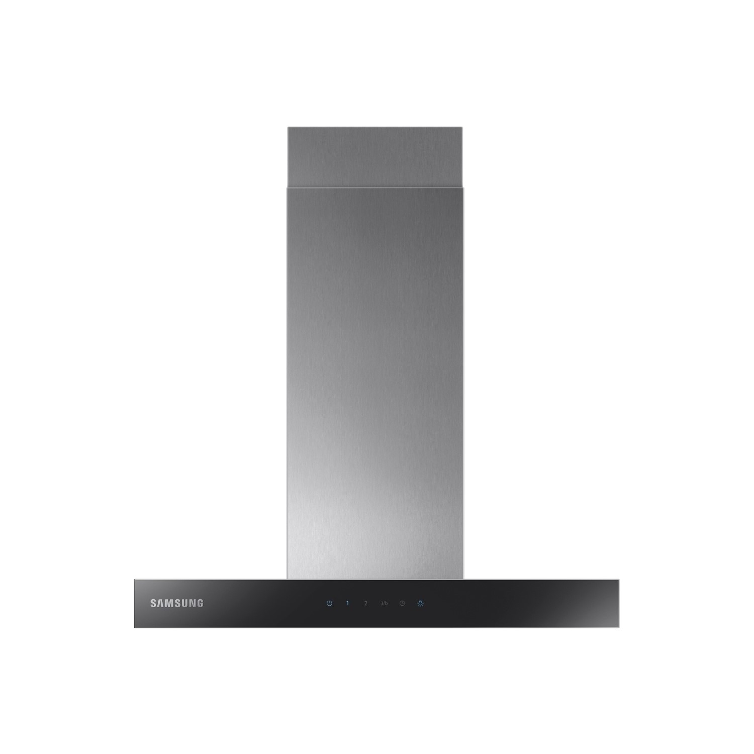 Samsung 60cm Slimline Chimney Cooker Hood - Stainless Steel With Black Glass