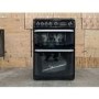 Refurbished Hotpoint Carrick CH60GCIK 60cm Double Oven Gas Cooker Black