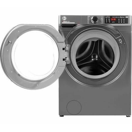 Refurbished Hoover H-Wash 500 HWB410AMBCR Smart Freestanding 10KG 1400 Spin Washing Machine Graphite