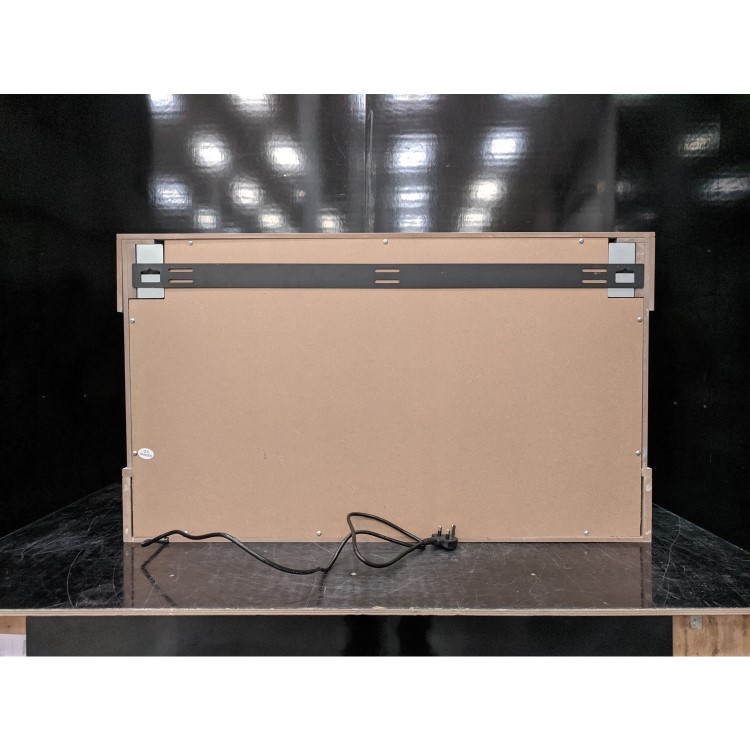 GRADE A2 - White Wall Mounted Electric Fireplace Suite - 39 Inch - Amberglo