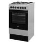 Refurbished Indesit IS5G4PHSS 50cm Single Oven Dual Fuel Cooker Stainless Steel