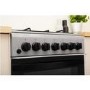 Indesit 50cm Dual Fuel Cooker - Grey