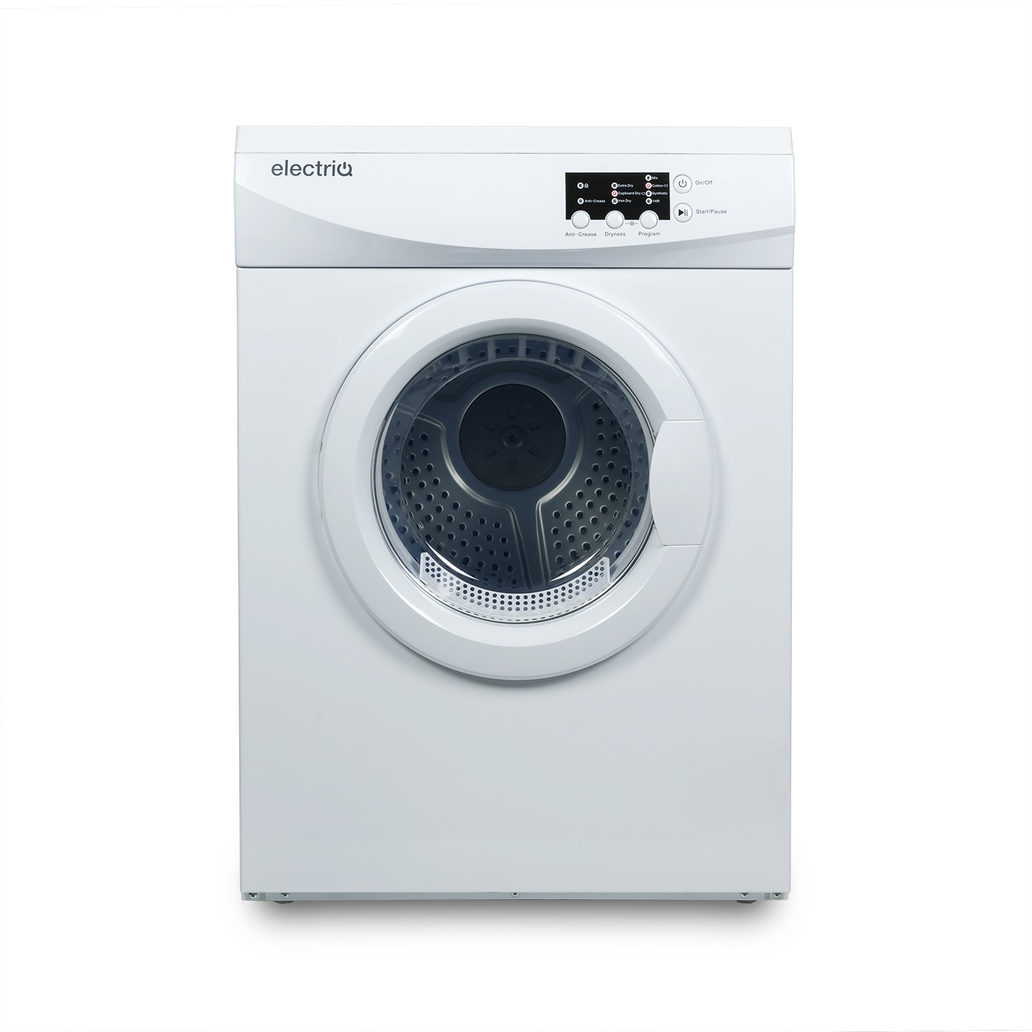 electriQ Freestanding 7kg Vented Tumble Dryer - White