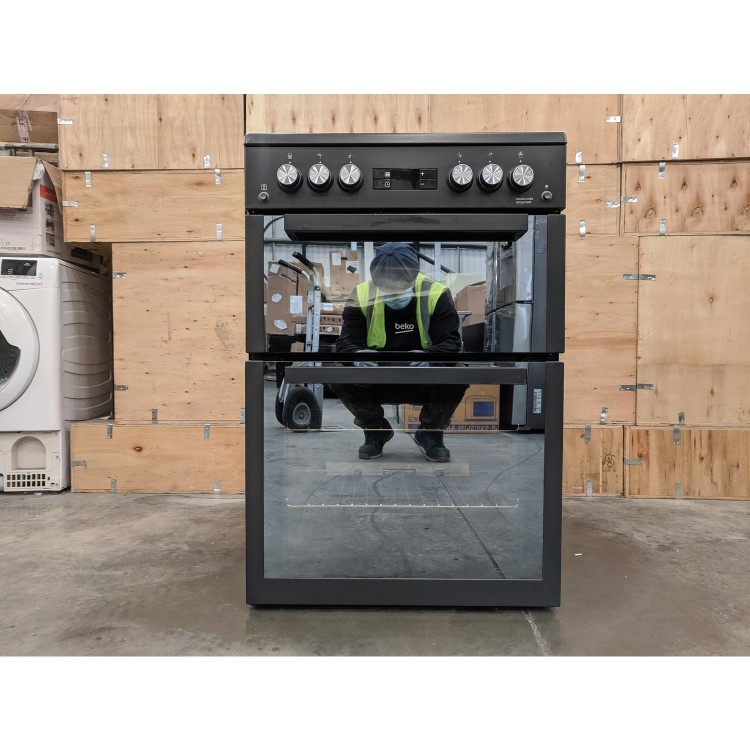 Refurbished Beko XDVG674MT 60cm 4 Burner Gas Cooker Graphite
