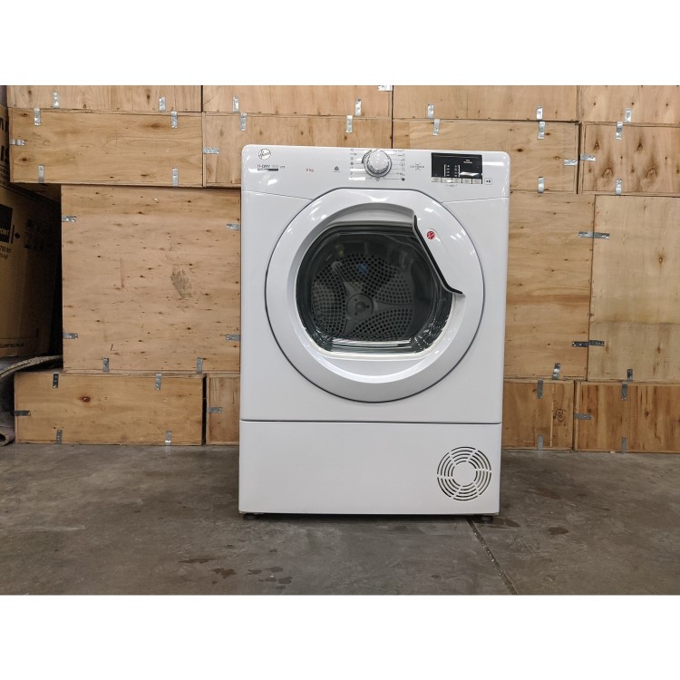 Refurbished Hoover HLEC9DG Freestanding Condenser 9KG Tumble Dryer White