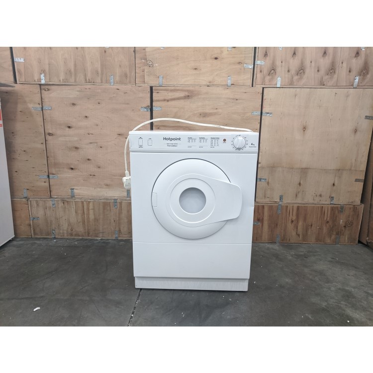 Refurbished Hotpoint NV4D01P First Edition Freestanding Front Vented 4KG Tumble Dryer White