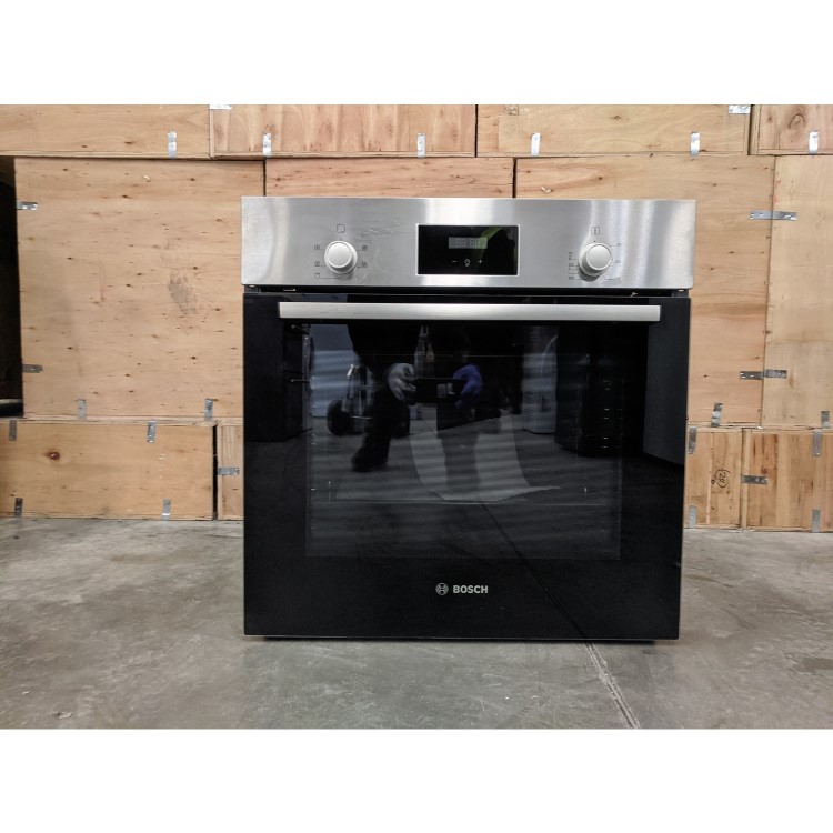 Refurbished Bosch Serie 2 HHF113BR0B 60cm Single Built In Electric Oven Stainless Steel