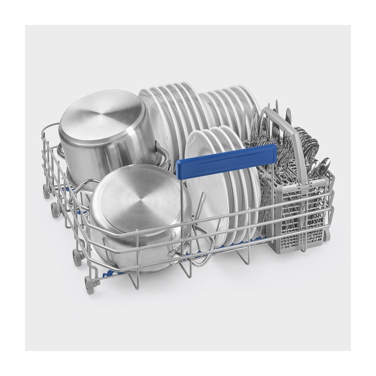 Refurbished Smeg Cucina DD13E2 12 Place Semi-Integrated Dishwasher Stainless Steel Control Panel