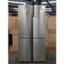 Refurbished Haier HTF-610DM7 Freestanding 712 Litre 70/30 Frost Free American Fridge Freezer Stainless Steel