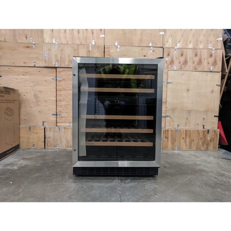Refurbished CDA FWC604SS Freestanding 46 Bottle Dual Zone Under Counter Wine Cooler Stainless Steel