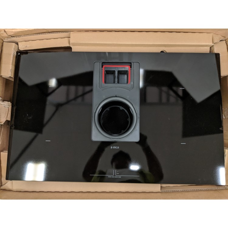 Refurbished Elica NikolaTesla Prime NIKOLATESLA_PRIME_RC 83cm Induction Venting Hob Black 