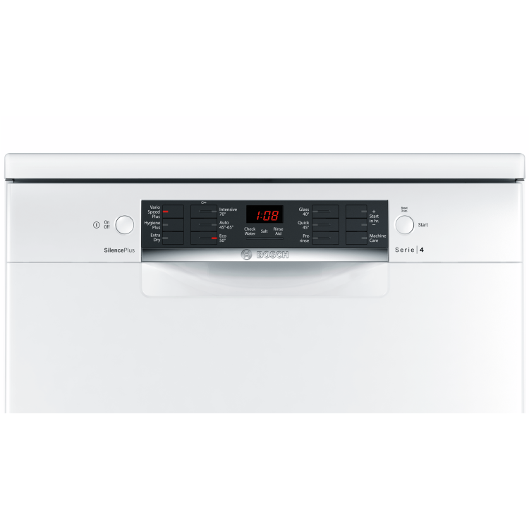 GRADE A3 - Bosch SMS46MW03G Serie 4 14 Place Freestanding Dishwasher With Cutlery Tray - White