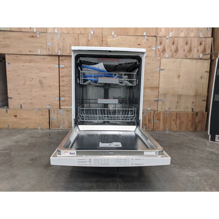 Refurbished Bosch Serie 4 SMS46MW03G 14 Place Freestanding Dishwasher White