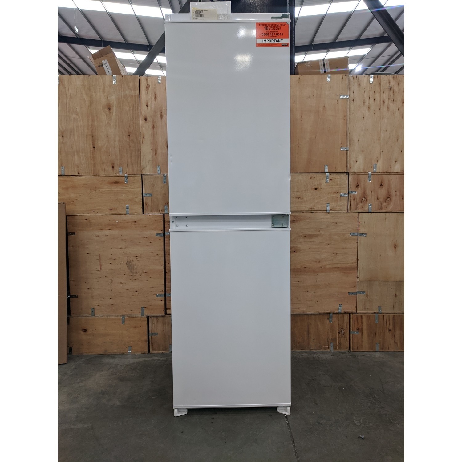 Refurbished Hotpoint HBC185050F1 Integrated 230 Litre 50/50 Fridge