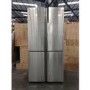 Refurbished Haier HTF-610DM7 Freestanding 712 Litre 70/30 Frost Free American Fridge Freezer Stainless Steel