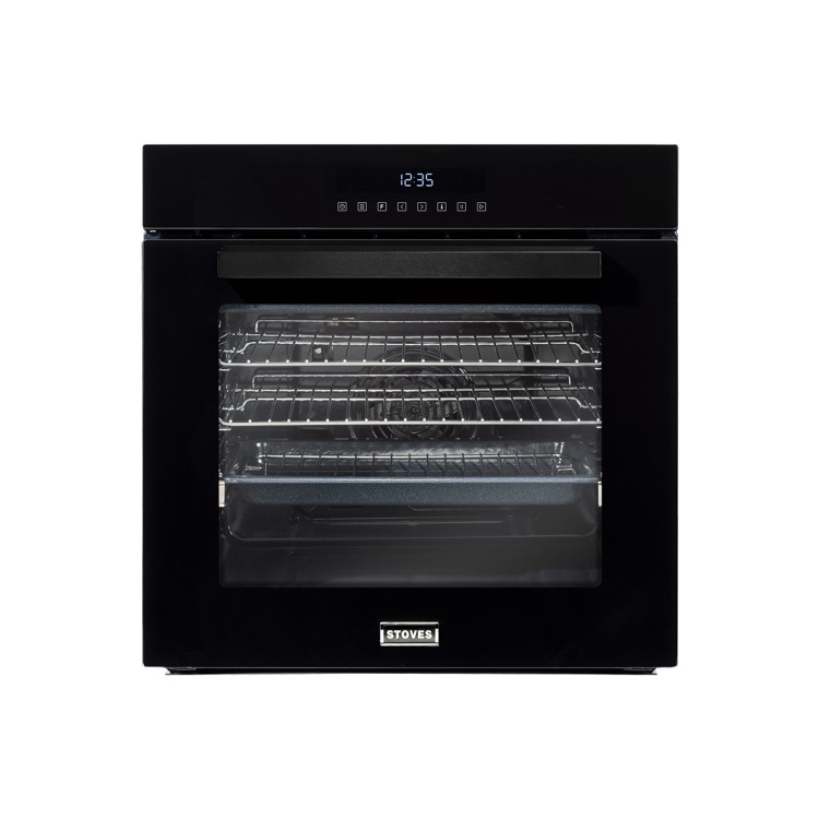 Stoves SEB602TCC 73L Built-in Single Oven with Catalytic Liners - Black