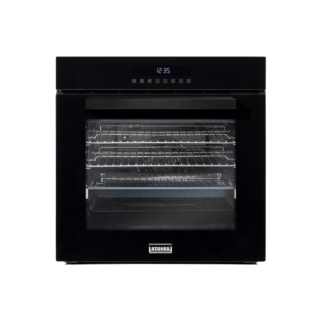 Stoves SEB602TCC 73L Built-in Single Oven with Catalytic Liners - Black