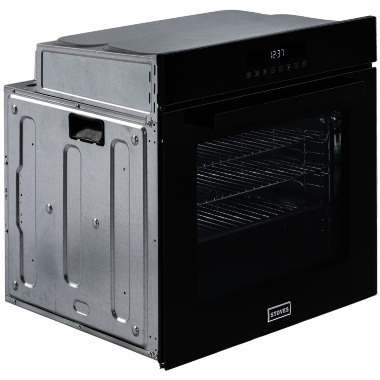 Stoves SEB602TCC 73L Built-in Single Oven with Catalytic Liners - Black