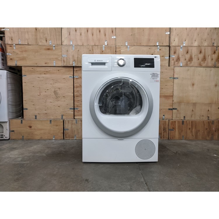 Refurbished Bosch Serie 6 WTWH7660GB Freestanding Condenser 9KG Tumble Dryer With Heat Pump White