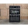 Refurbished Hotpoint HDM67G0C2CB 60cm Double Oven Gas Cooker