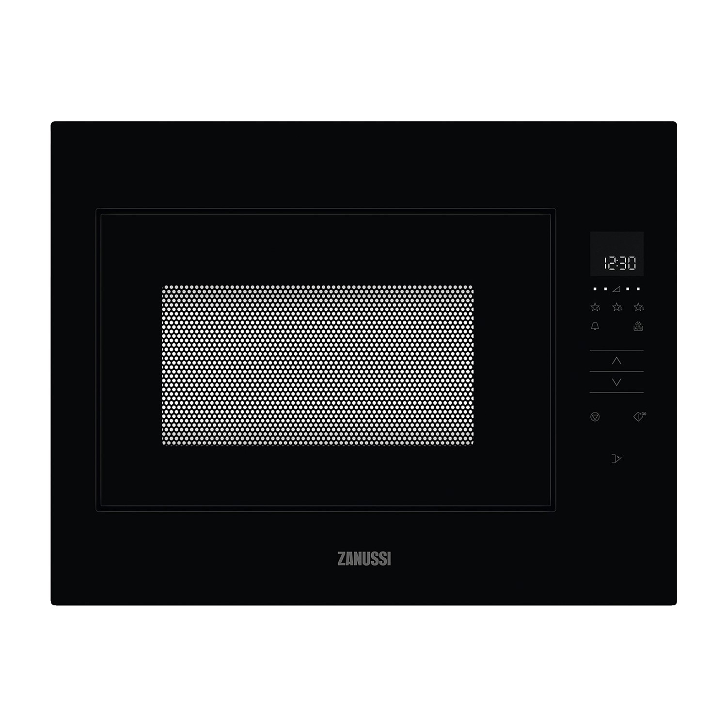 Refurbished Zanussi ZMBN4SK Built In 25L 900W Microwave Black