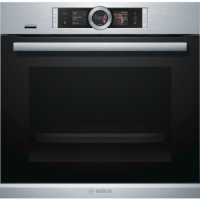 Bosch HRG6769S6B Series 8 Self Cleaning Single Oven with Steam Function - Stainless Steel