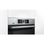 GRADE A2 - Bosch HRG6769S6B Serie 8 Single Built-in Electric Oven With Pyrolytic Cleaning - Stainless Steel
