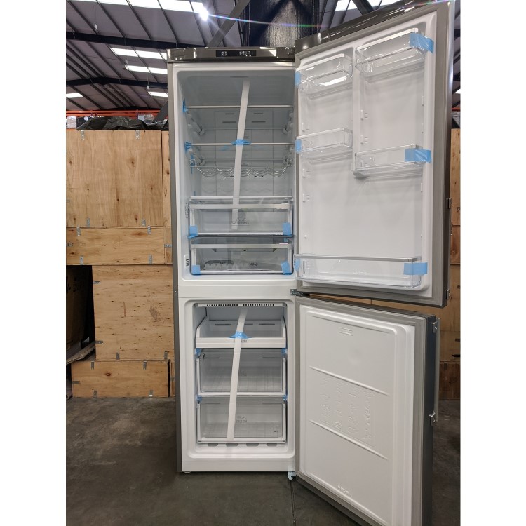 Refurbished Hotpoint H5T811IMXH1 Freestanding 338 Litre 60/40 Fridge Freezer Stainless Steel