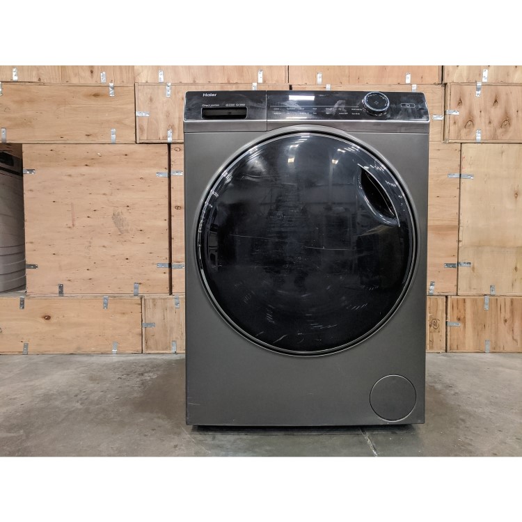 Refurbished Haier HWD100-B14979S Freestanding 10/6KG Washer Dryer Graphite
