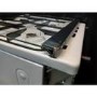 Refurbished Hotpoint 50cm Double Cavity Gas Cooker with Lid - White