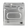 Refurbished electriQ EQBIOPYROVINOX 60cm Single Built In Electric Oven Grey