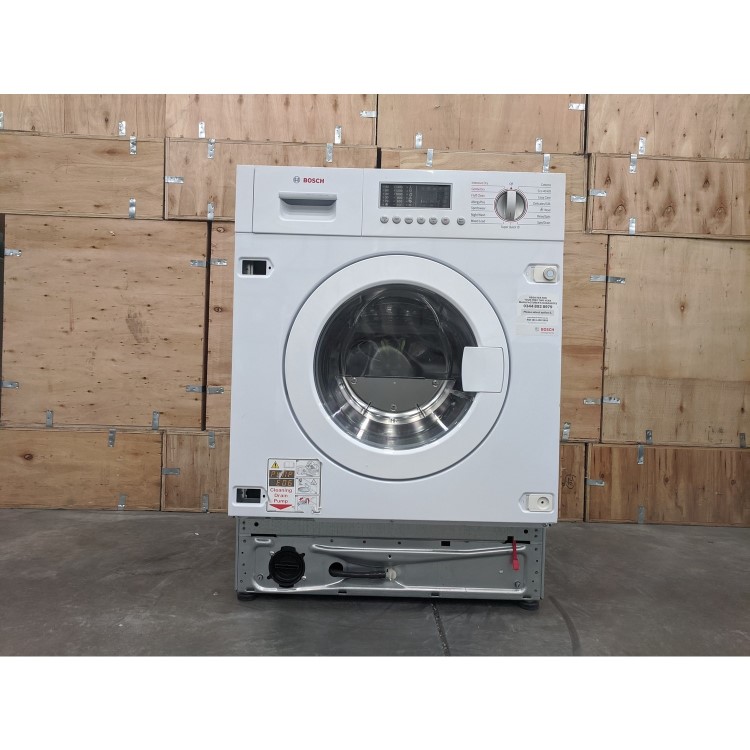 Refurbished Bosch WKD28542GB Integrated 7/4KG 1400 Spin Washer Dryer White