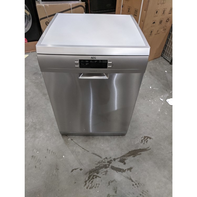 Refurbished AEG FFE63700PM 15 Place Freestanding Dishwasher Silver