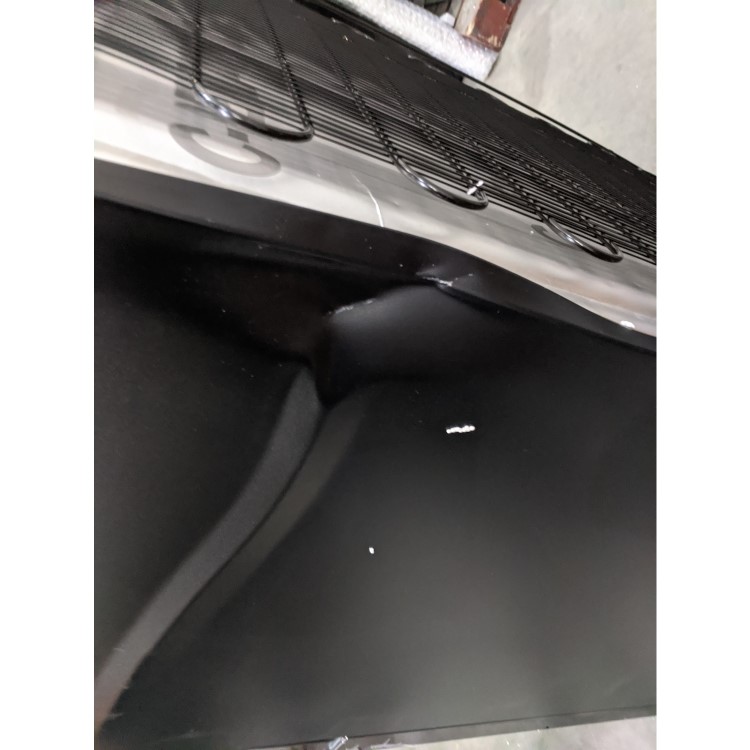 Refurbished Hotpoint H7T911TKSH1 Freestanding 368 Litre 60/40 Frost Free Fridge Freezer Black Steel