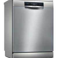 Refurbished Bosch Serie 8 SMS8YCI01E 14 Place Freestanding Dishwasher Silver