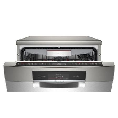Refurbished Bosch Series 8 SMS8YCI01E 14 Place Freestanding Dishwasher Silver