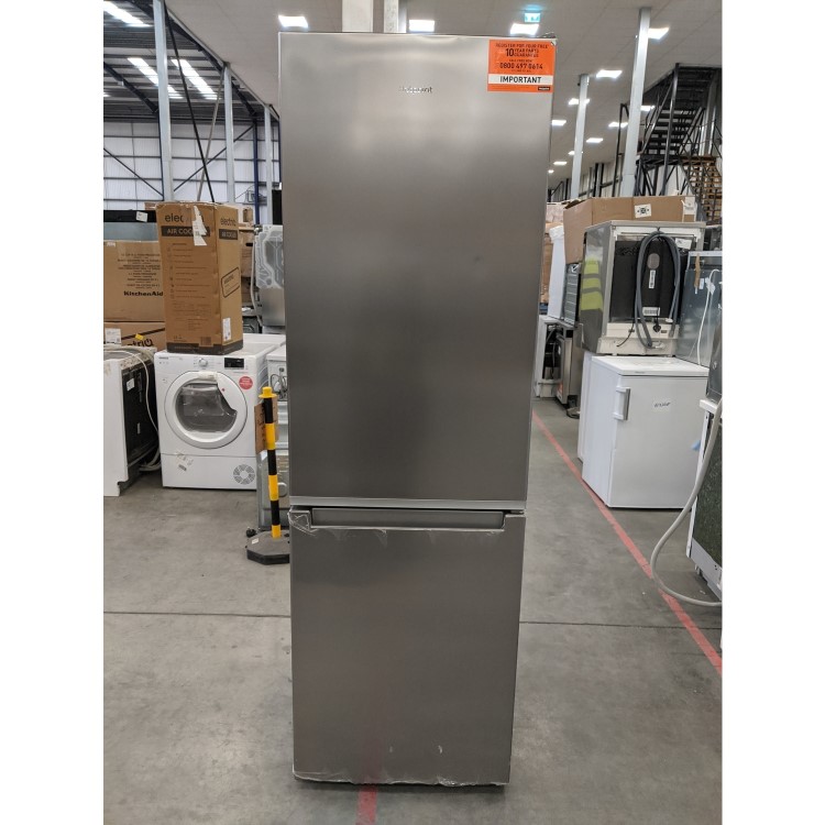 Refurbished Hotpoint H1NT811EOX1 Freestanding 339 Litre 60/40 Fridge Freezer Stainless Steel